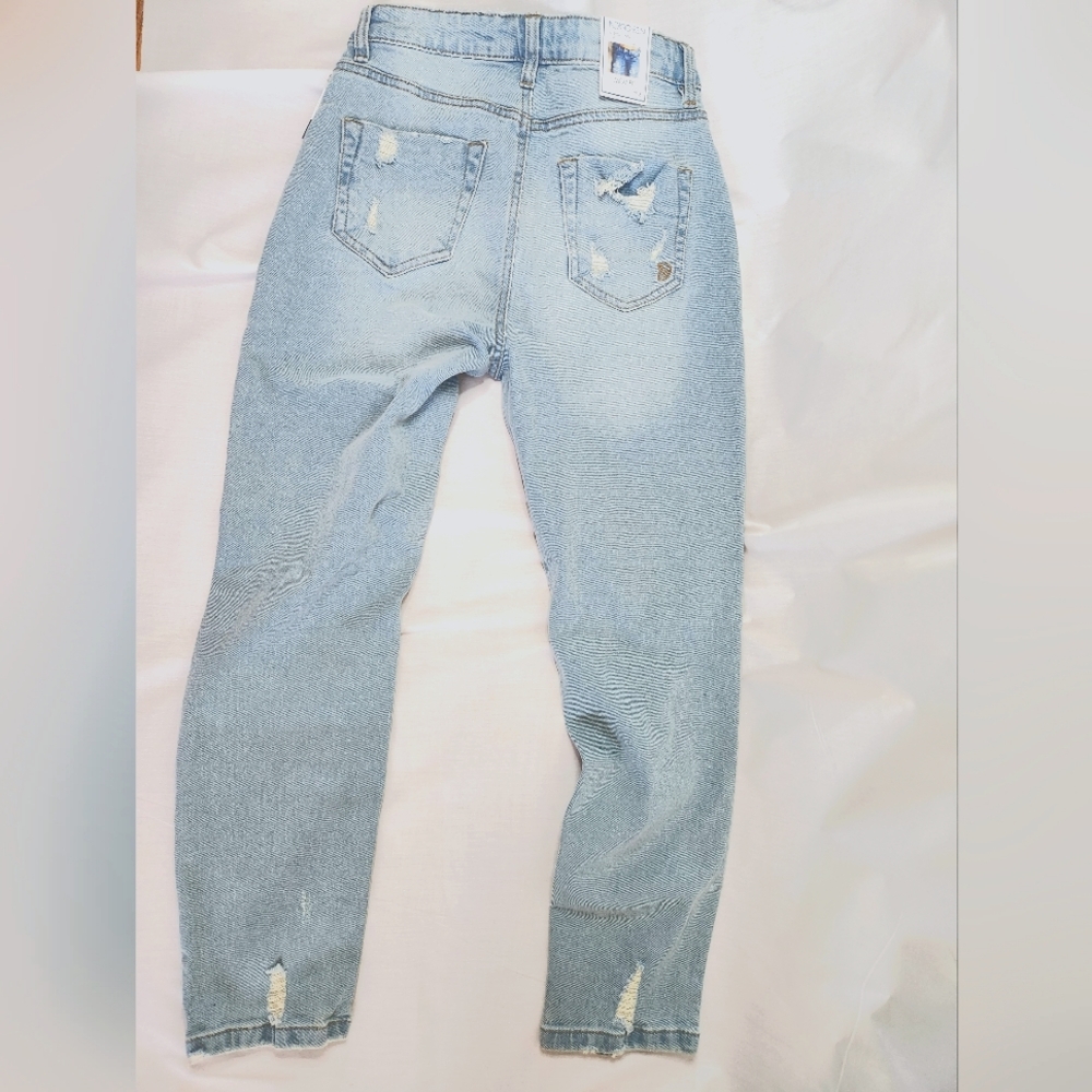NWT Indigo Rein Mom Fit Jeans Juniors Size 3 - Picture 3 of 4